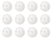 9" Plastic White Baseballs [1 DOZEN]